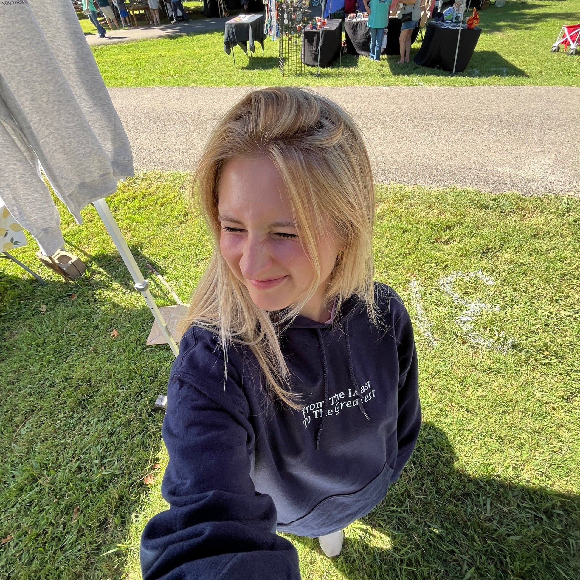 from the least to the greatest front side hoodie