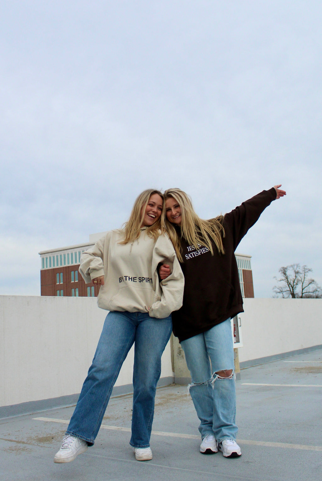 only Jesus satisfies brown gildan oversized cotton and polyester hoodie