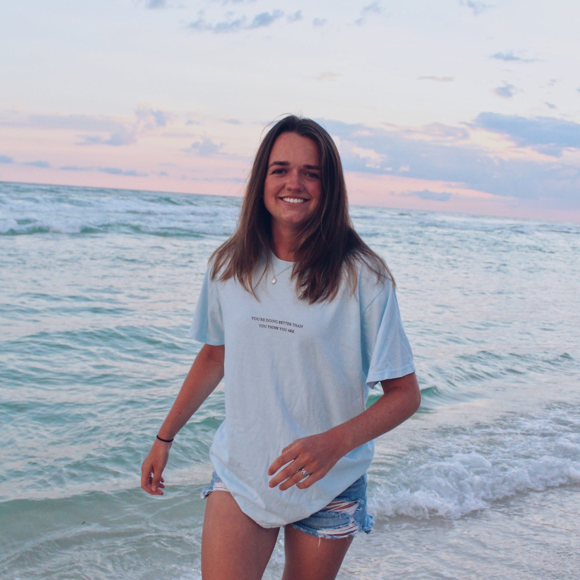 youre doing better than you think you are tshirt